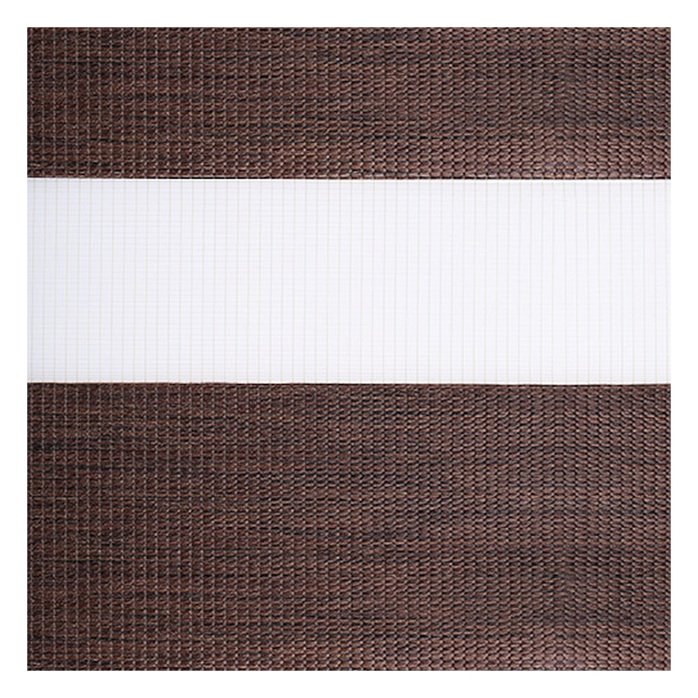 Muestra de tejido para estor enrollable noche y  día a medida | G7839 marrón / traslúcido / Rio