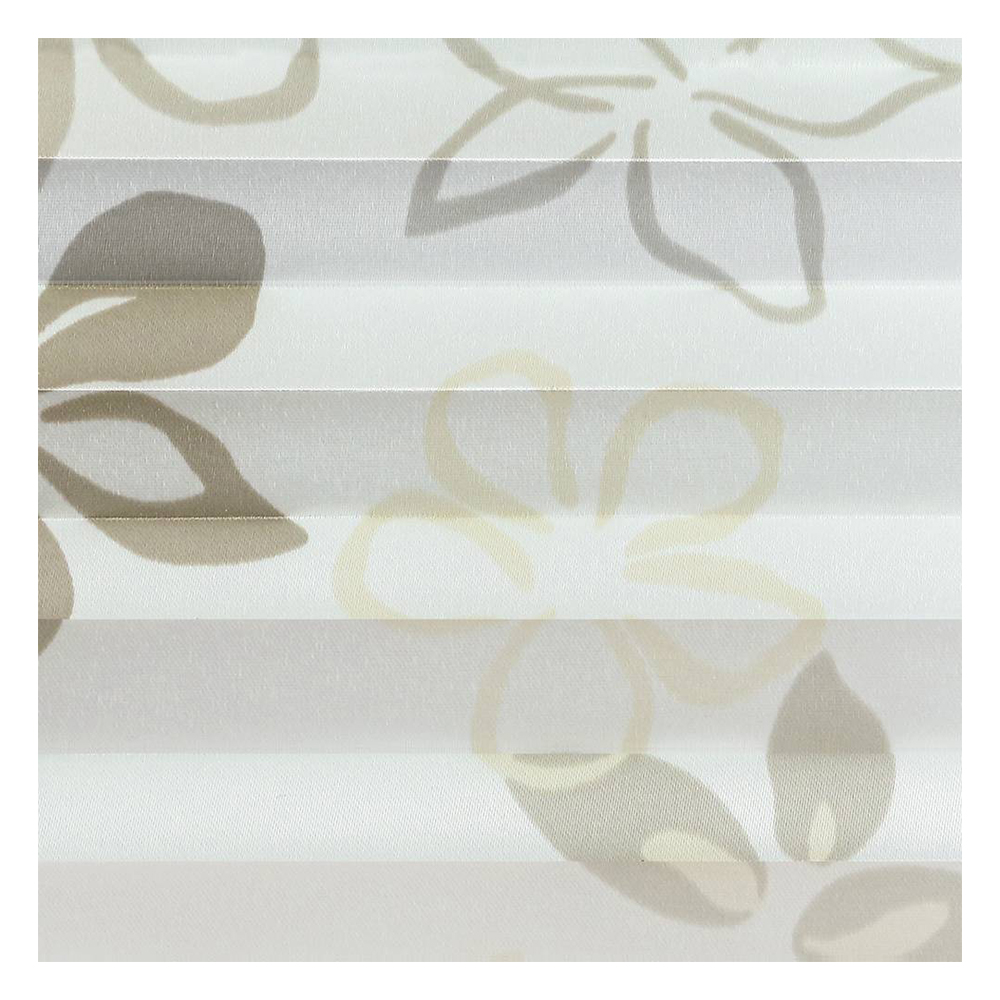 Muestra de tejido para cortina plisada a medida | 30313 blanco / traslúcido / Primavera