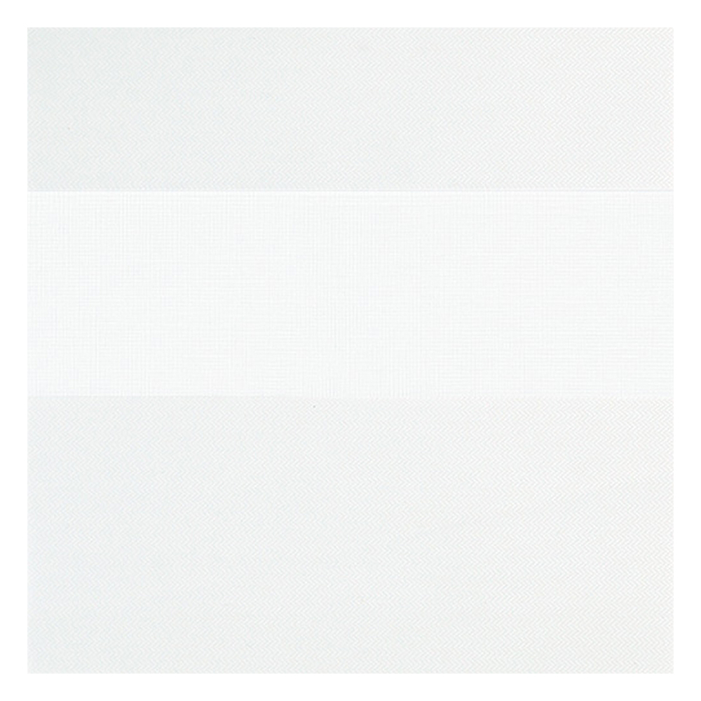 Muestra de tejido para estor enrollable noche y  día a medida | B600 blanco / traslúcido / Solides