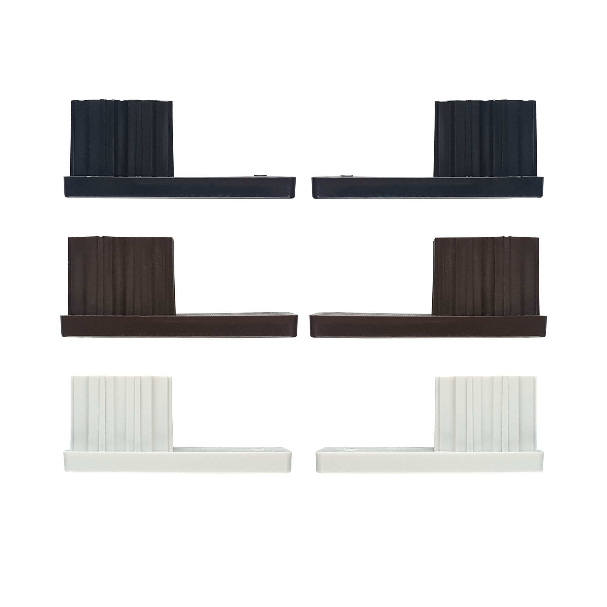 Tapón para guías de persiana PP 53 (53 x 22 mm) (Tipos a elegir)