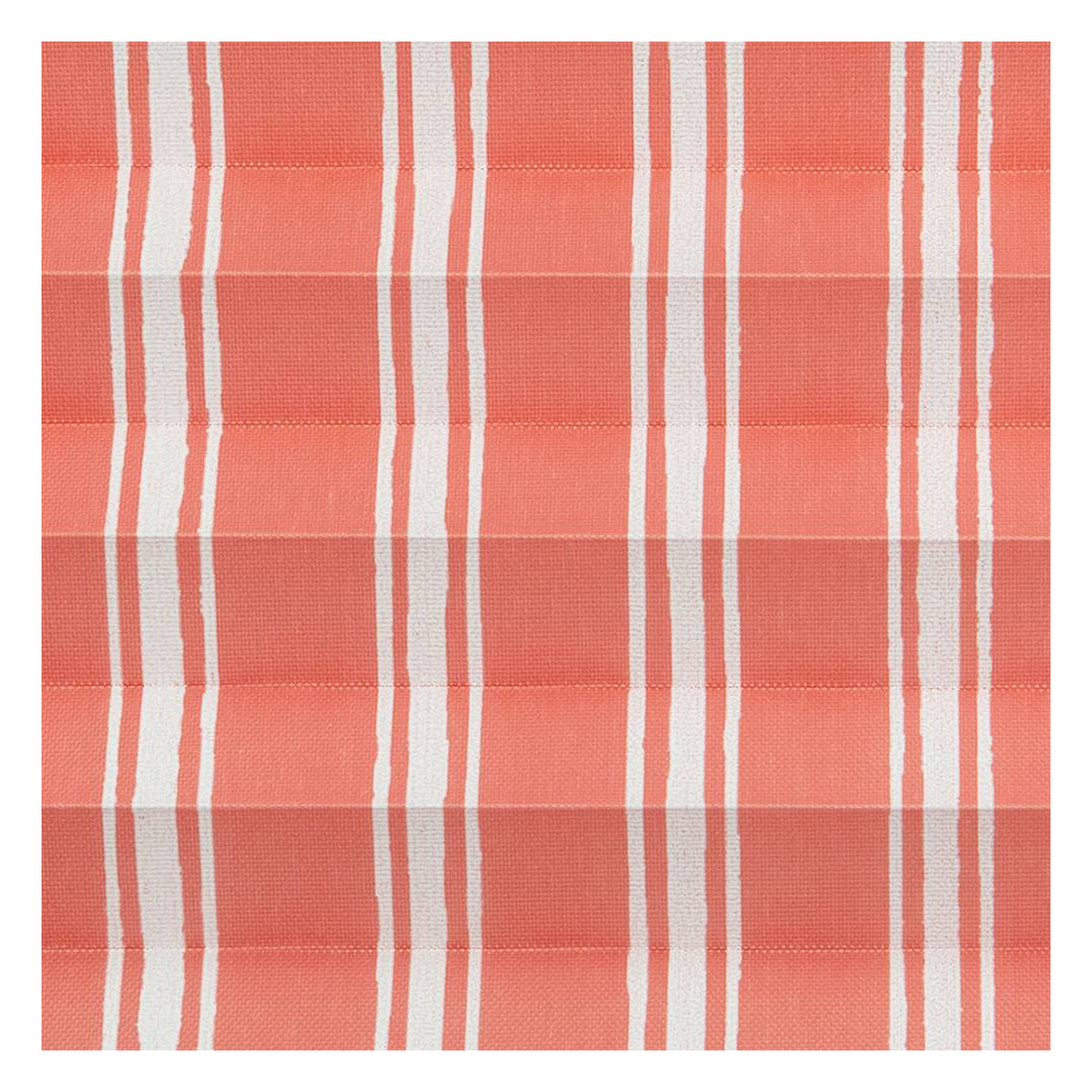 Muestra de tejido para cortina plisada a medida | 30793 naranja / traslúcido / Picnic