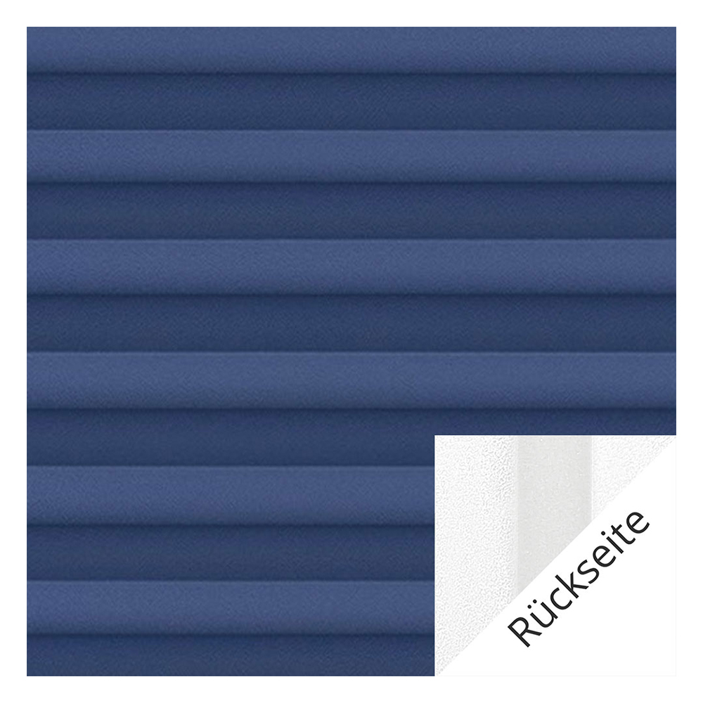 Muestra de tejido para cortina plisada a medida | 10751 azul / oscuridad total / Lunata RD