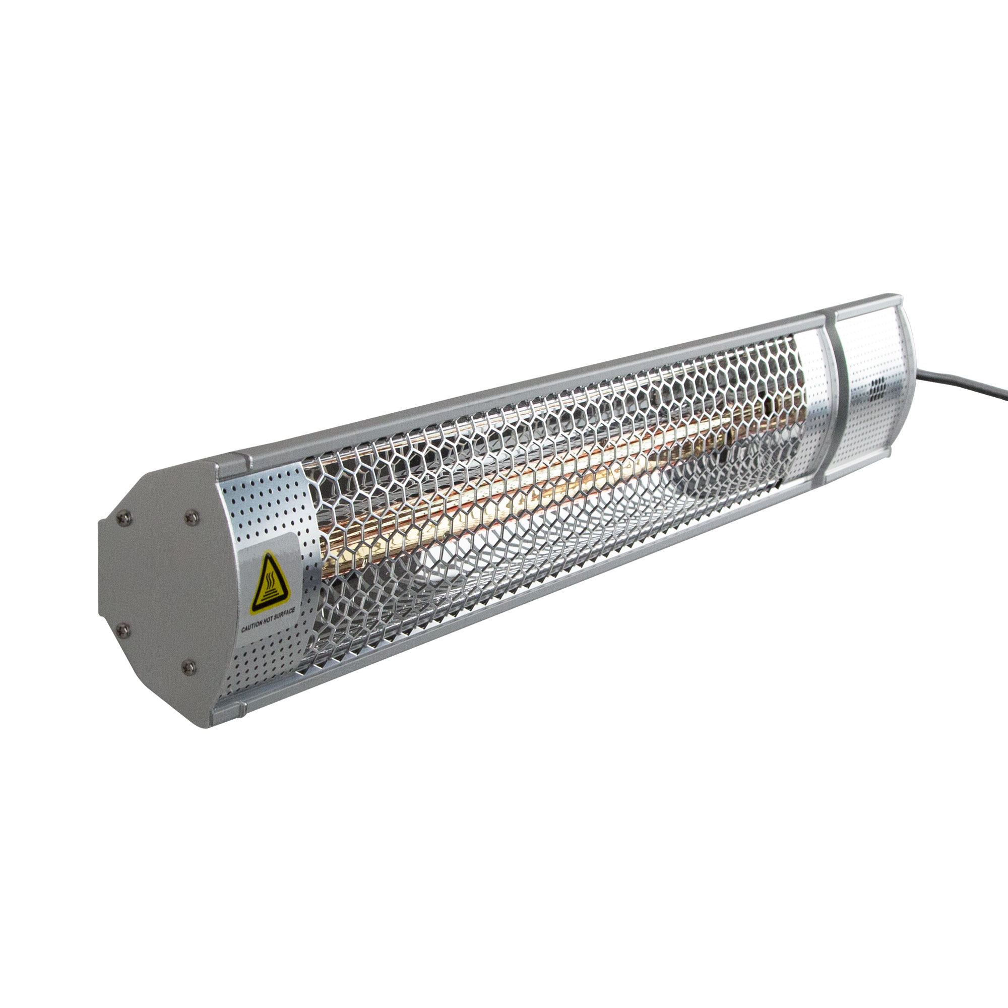 Calefactor radiante | Radiador halógeno por infrarrojos, 2000 vatios