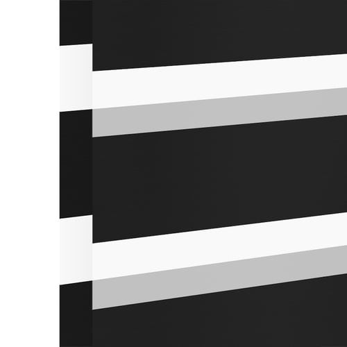 Muestra de tejido para estor enrollable noche y  día a medida | BH-1610 negro / opaco / New York