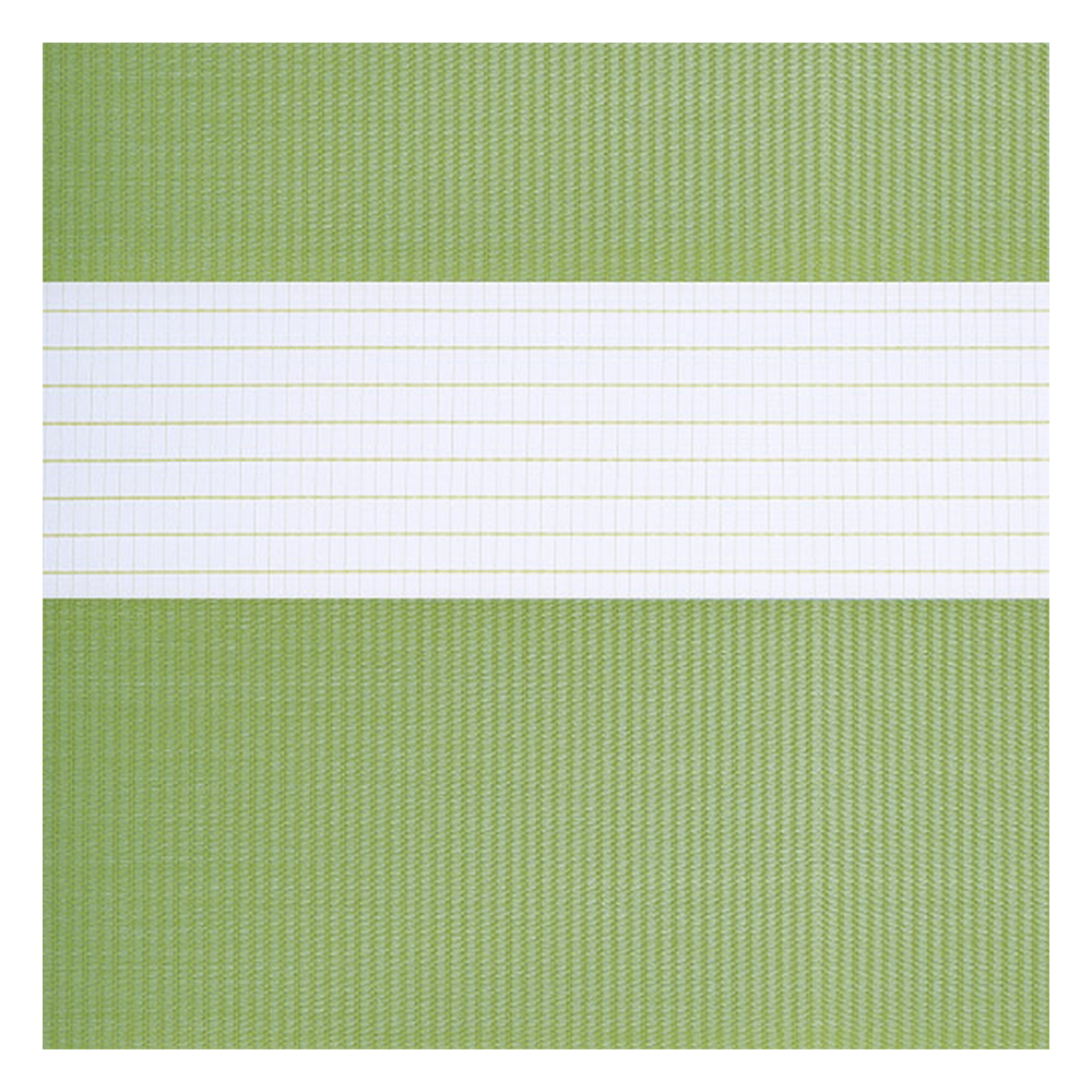 Muestra de tejido para estor enrollable noche y  día a medida | F7814 verde / traslúcido / Autumn