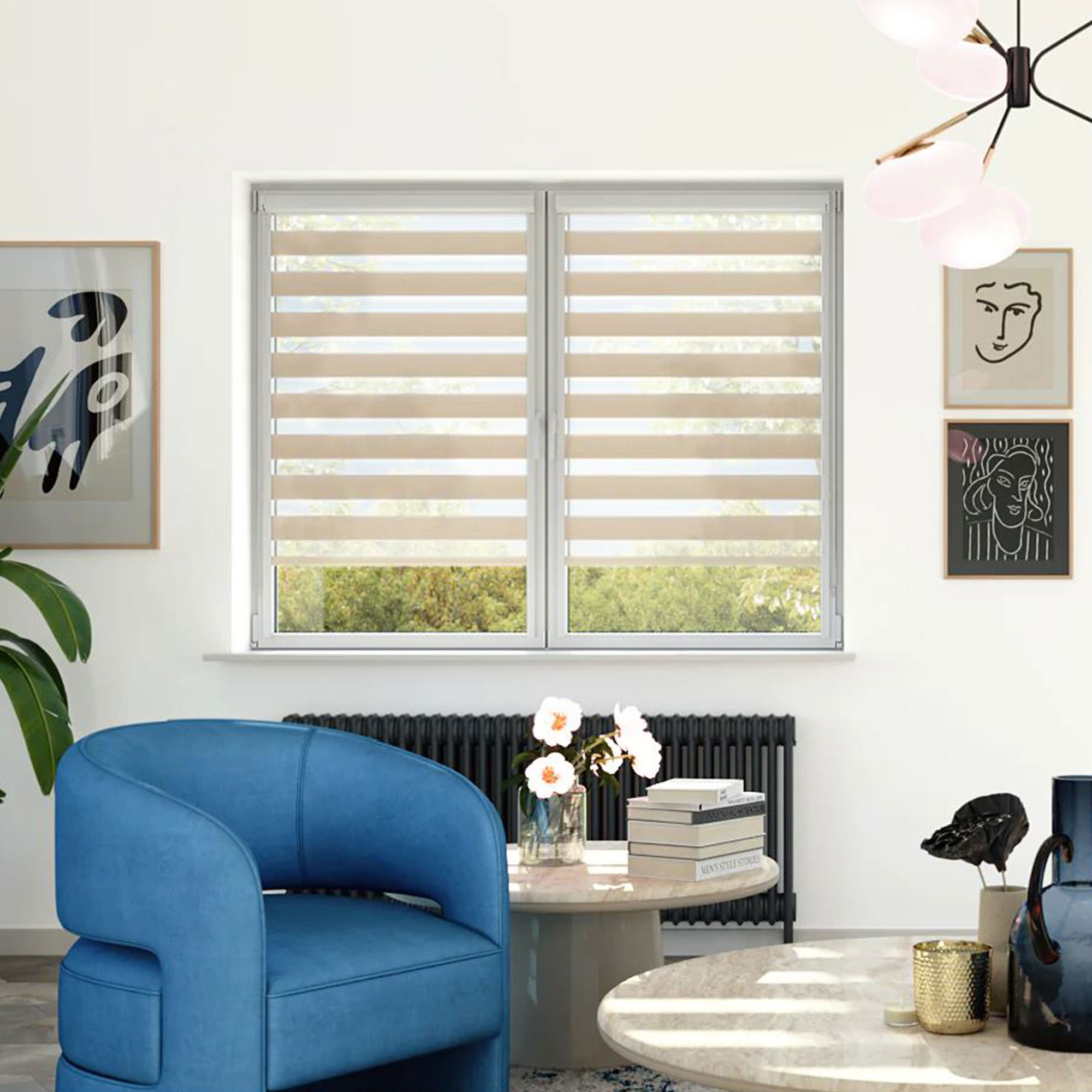 Estor Noche y Día a Medida | con Cajón y Guías Laterales