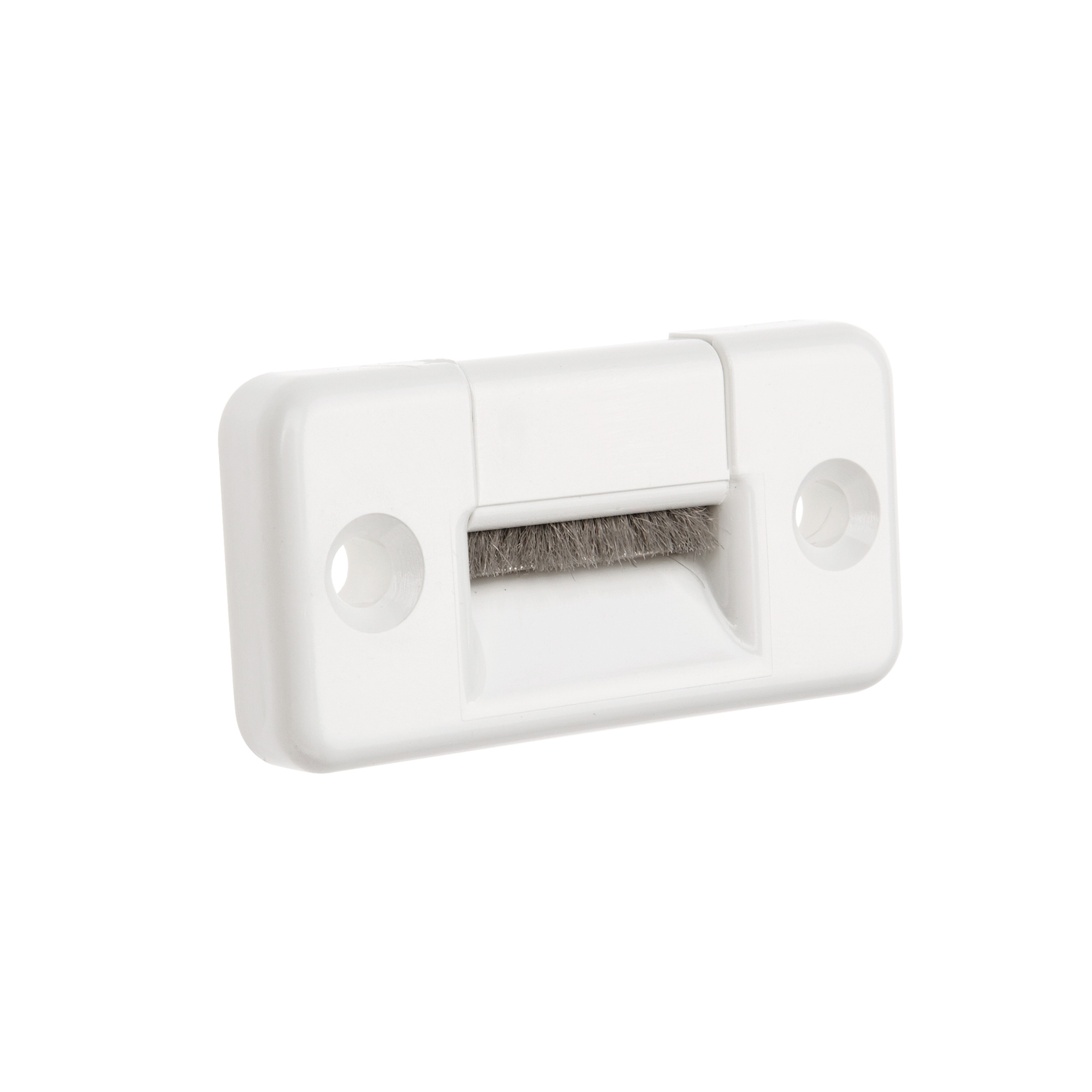 Guía de cinta en 2 partes con cepillo integrado | blanco