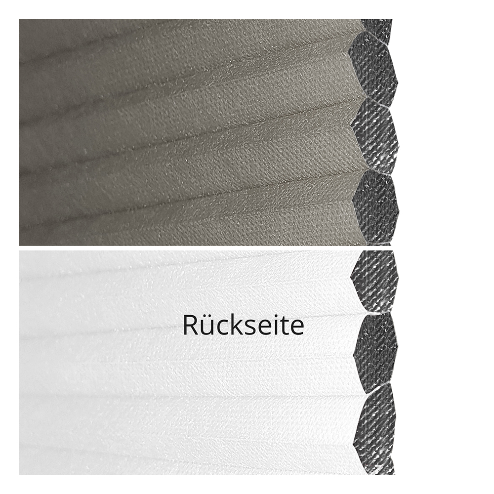 Muestra de tejido para cortina plisada a medida | NC935HB gris / oscuridad total / NanoCell