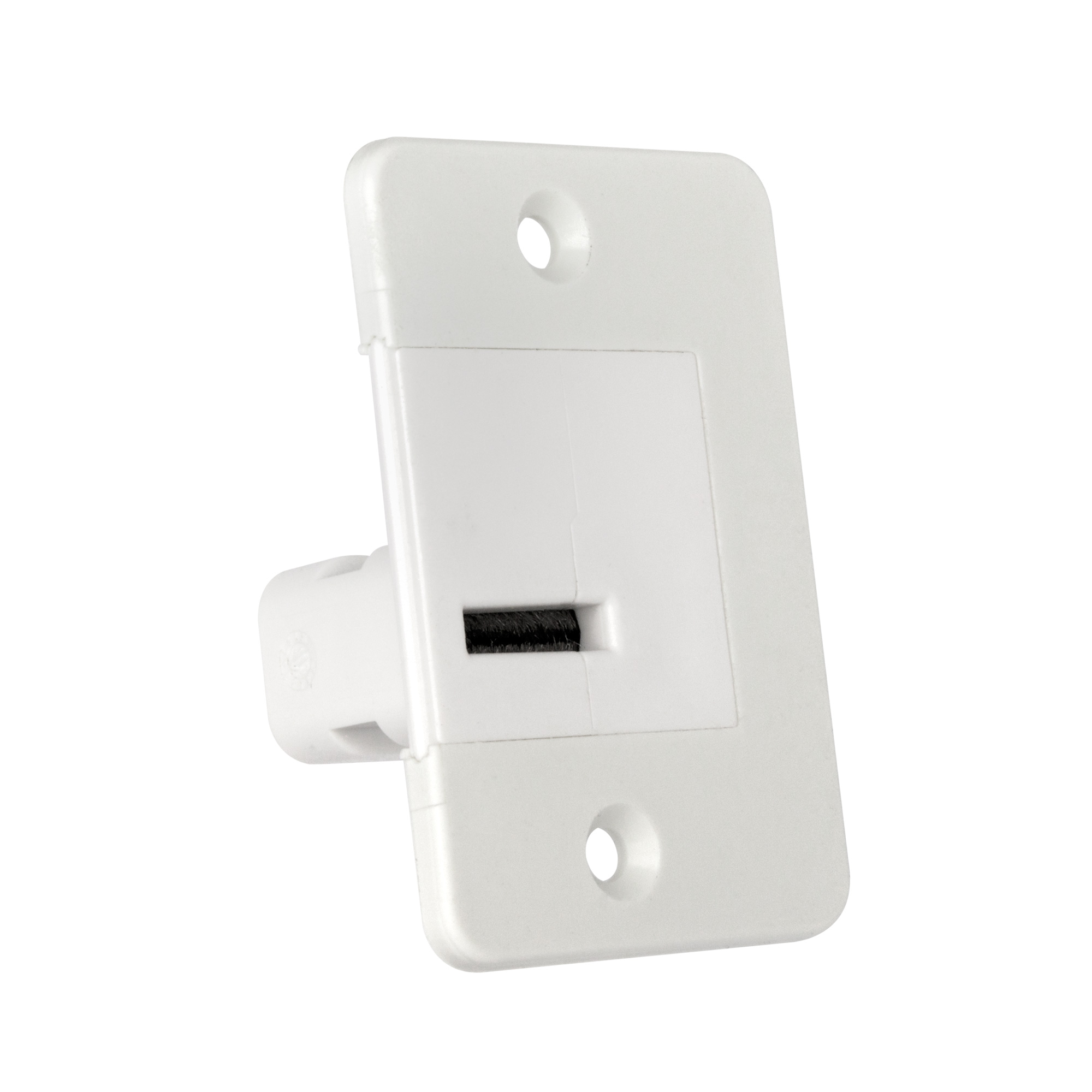 Guía de cinta con tapa de cierre ESM para persiana | para cinta de 14 mm / recta y girada 90° / Juego de 6 piezas