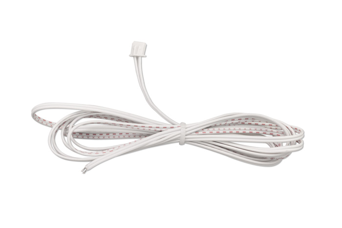 Cable para pulsador para receptor por radio – de superficie TDRR 01 | 2,00 m de longitud, blanco