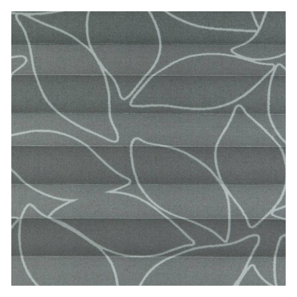 Muestra de tejido para cortina plisada a medida | 30401 gris / traslúcido / Maleza