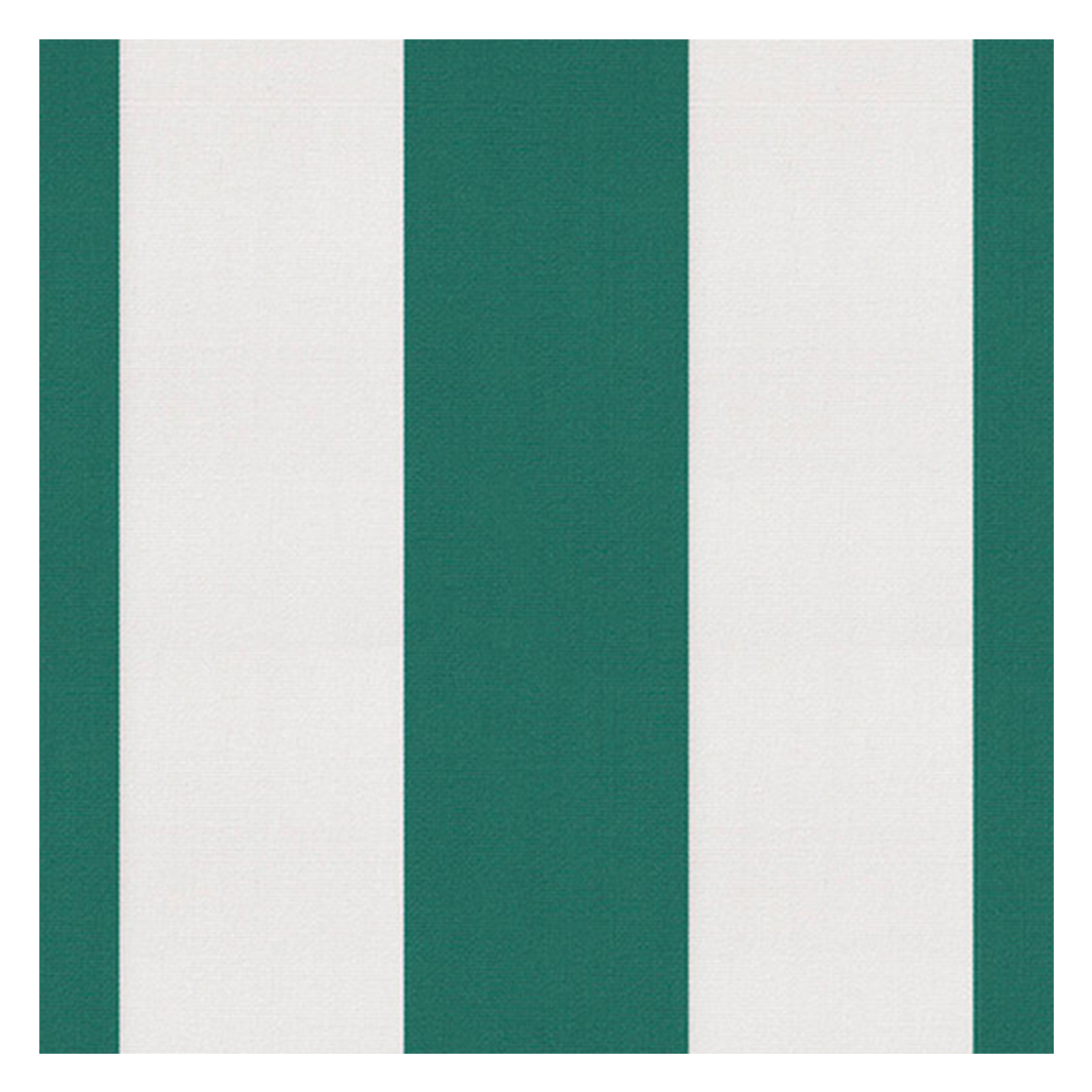 Muestra de tejido para toldo, faldón y estor de  balcón | 2680 verde blanco, Sauleda