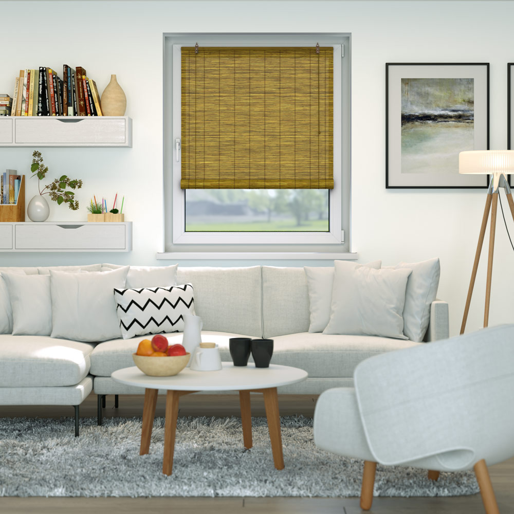 Estor Enrollable de Bambú | 110 x 220 cm, marrón