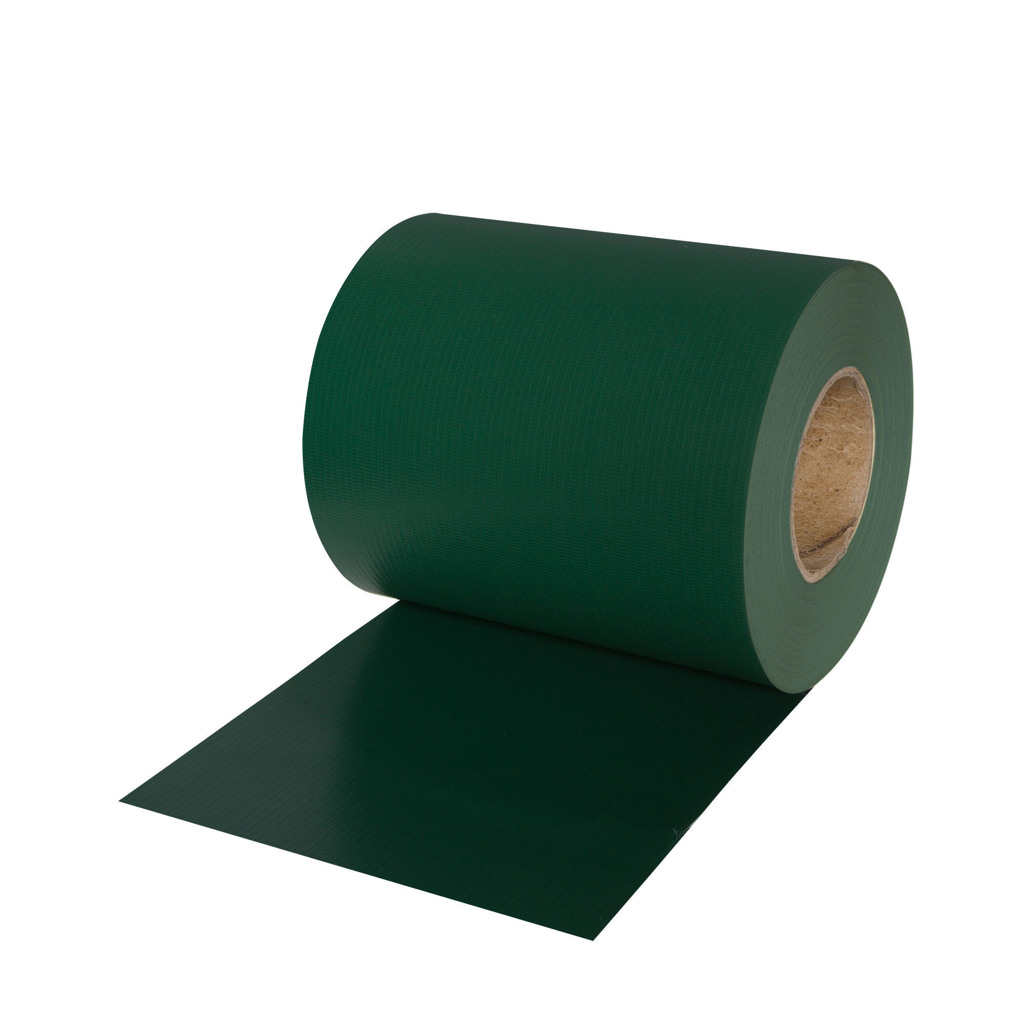 Rollo de Ocultación de PVC Blando | 19 cm x 40 m, incl. 25 clips de fijación, verde