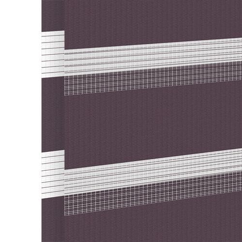 Muestra de tejido para estor enrollable noche y  día a medida | S-06 lilas / traslúcido / Tulum