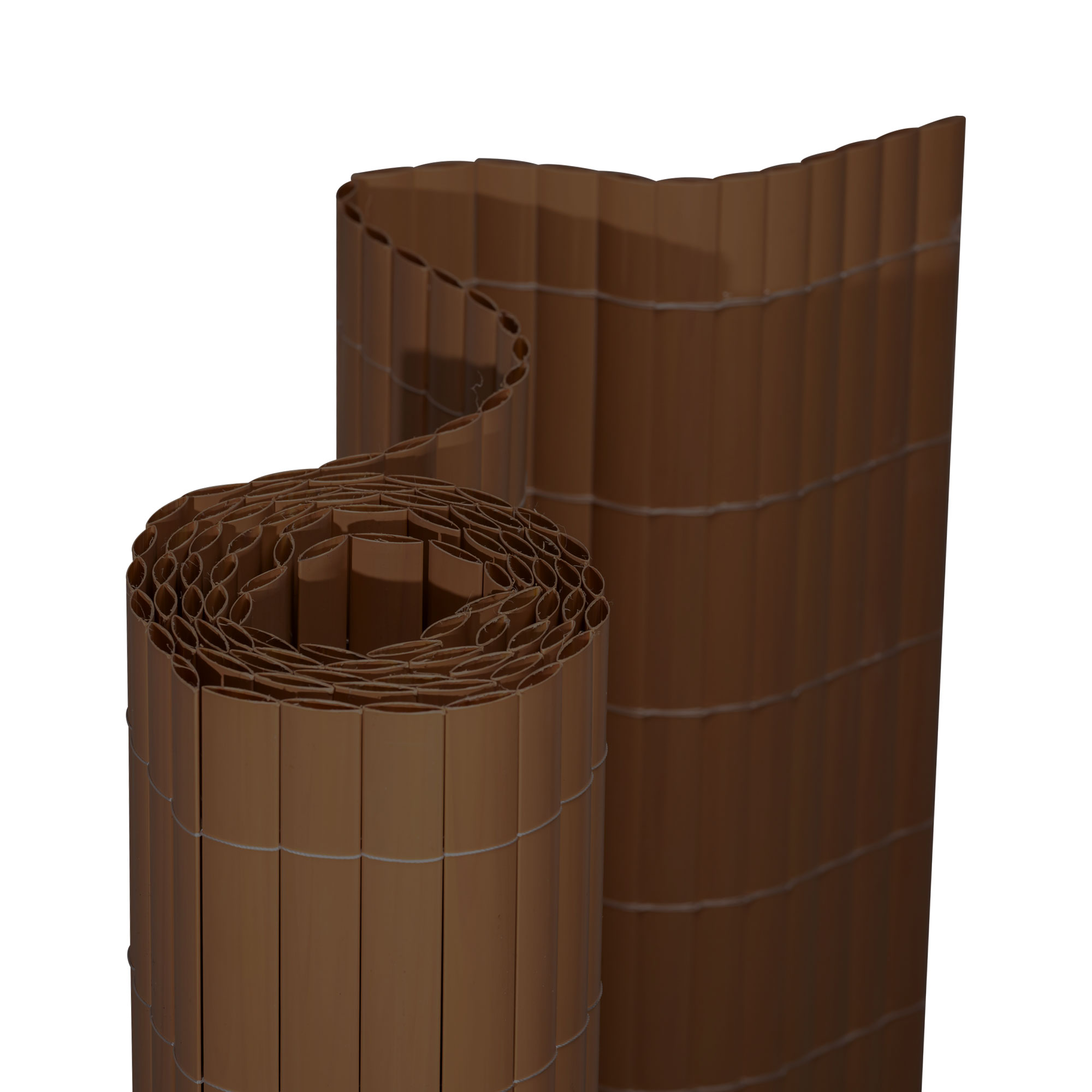 Cañizo de PVC para Jardín Premium | 120 x 300 cm, marrón