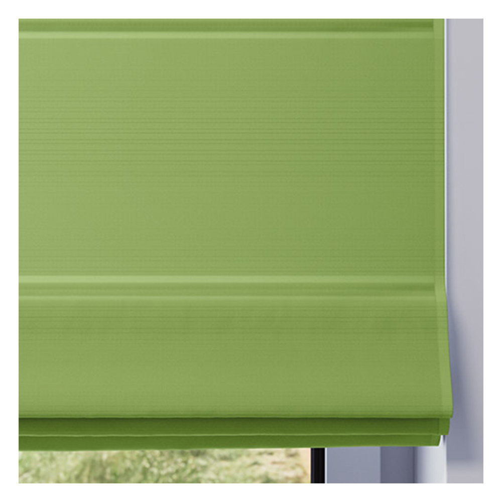 Muestra de tejido para estor plegable a medida | 512 verde / opaco / Roma