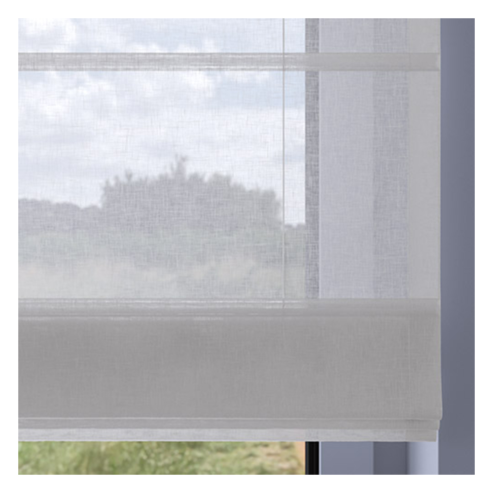 Muestra de tejido para estor plegable a medida | 02 beige / traslúcido / Tivoli