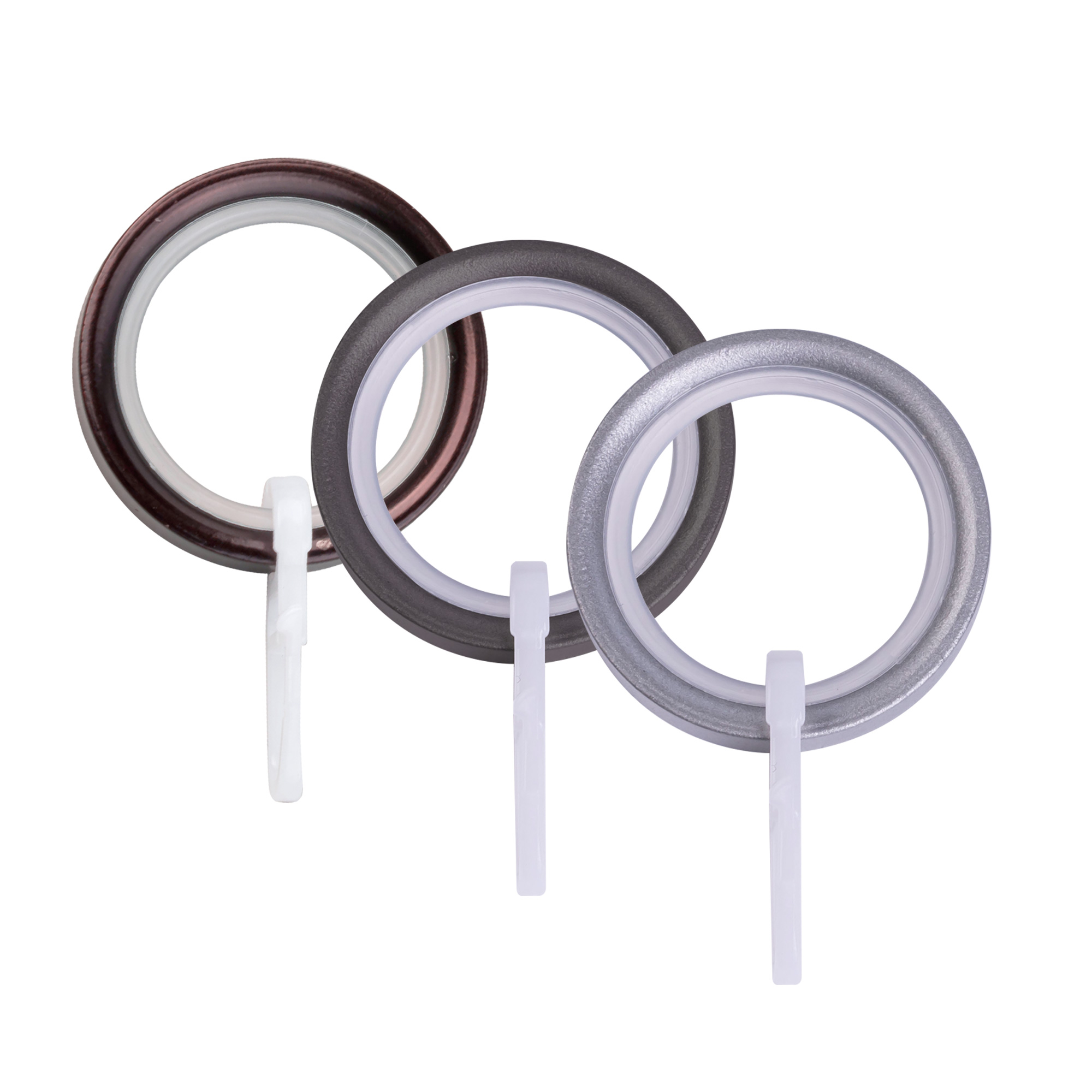 Anillo de Cortina-Anillo Plano con Ganchos para Pliegues (Tipo a elegir)