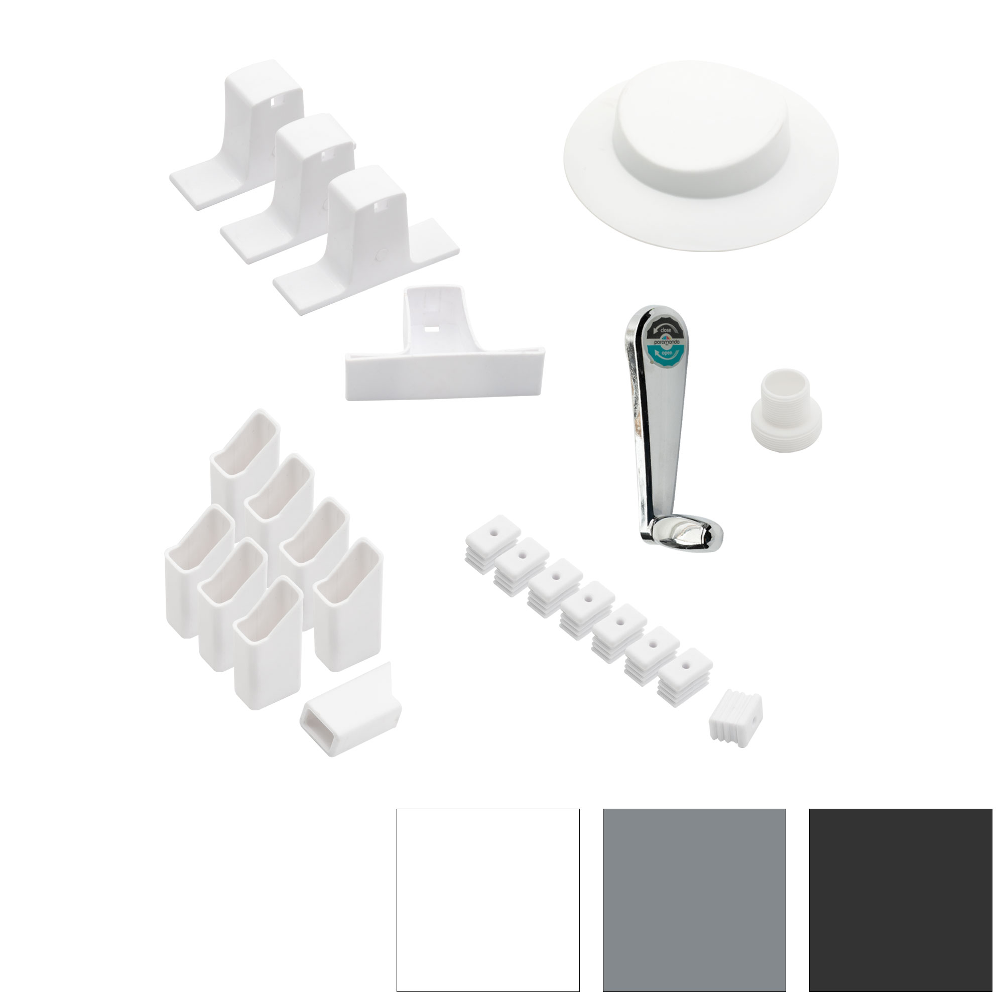 Juego de Piezas de Repuesto para Sombrilla Grande de Jardín (Tipo a elegir)