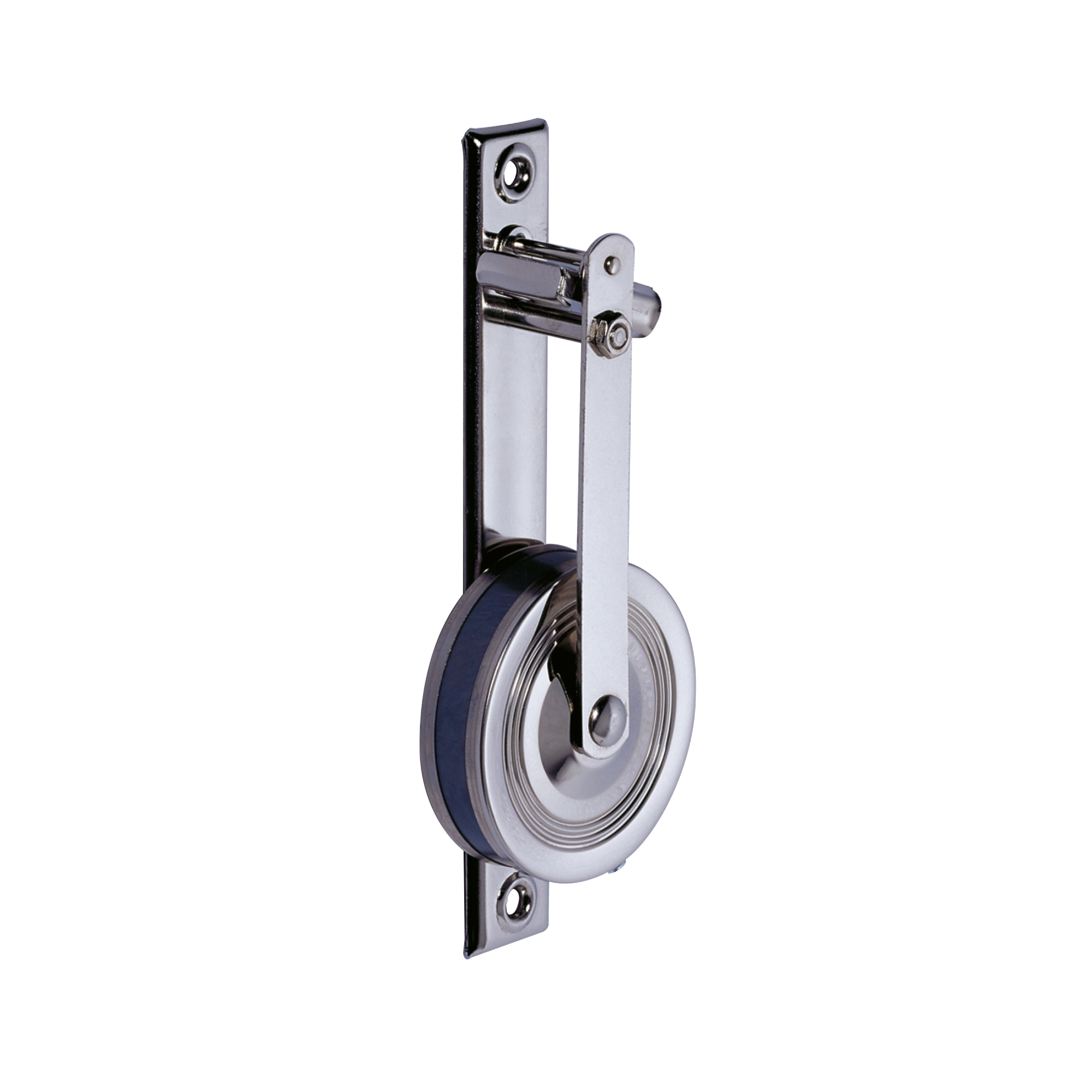 Recogedor de cinta de sobreponer atornillable Acabado brillante | Estándar / con recogedor de cinta de 5,5 m / niquelado