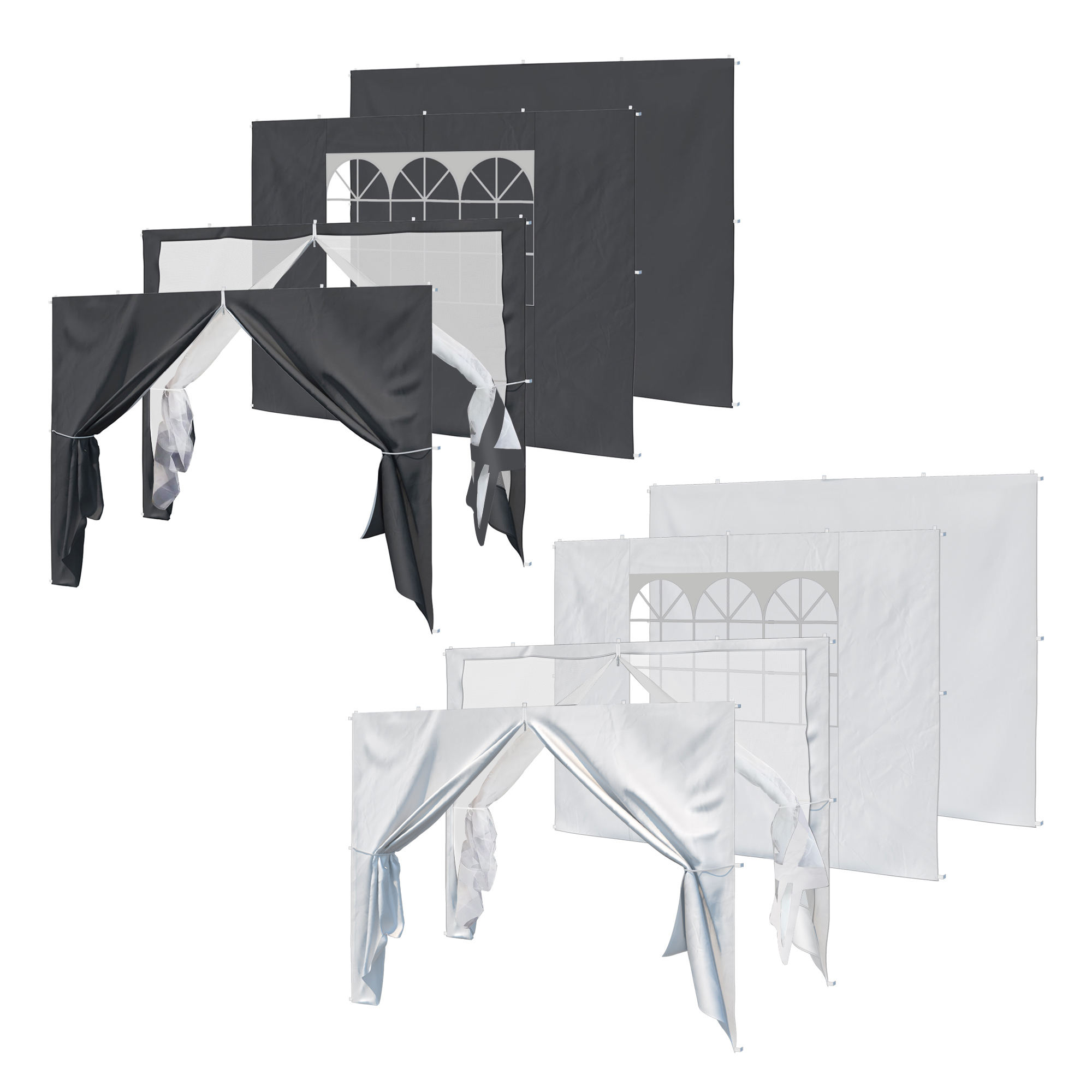 Pared lateral para gazebo modular SP-3 (Tipos a elegir)