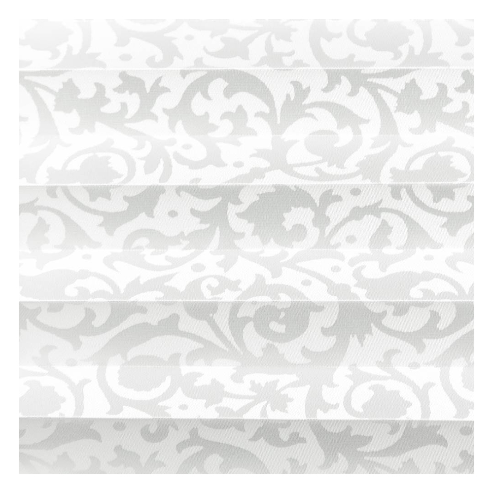 Muestra de tejido para cortina plisada a medida | 30571 blanco / traslúcido / Arabesque