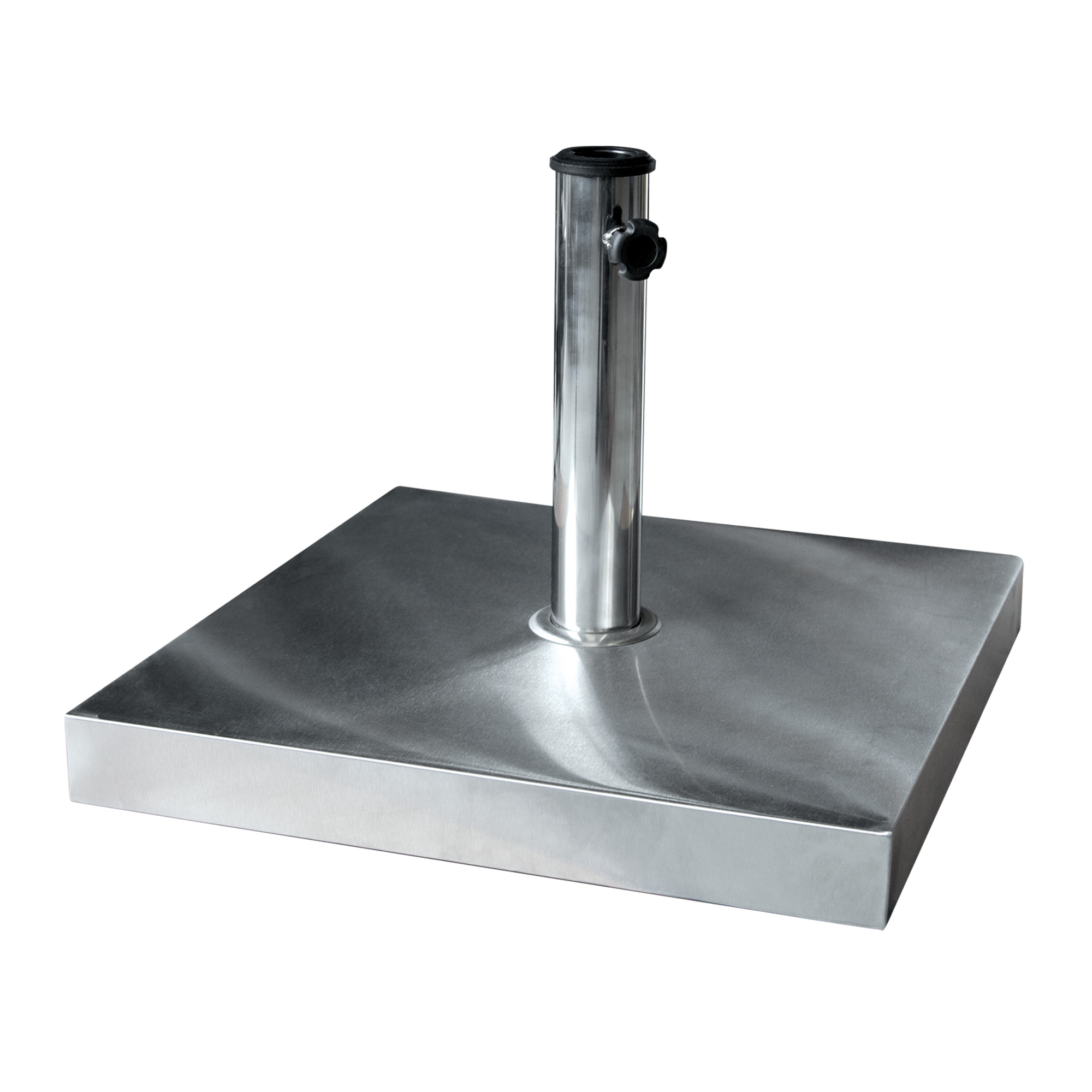 Base para Sombrilla de Acero Inoxidable | cuadrada