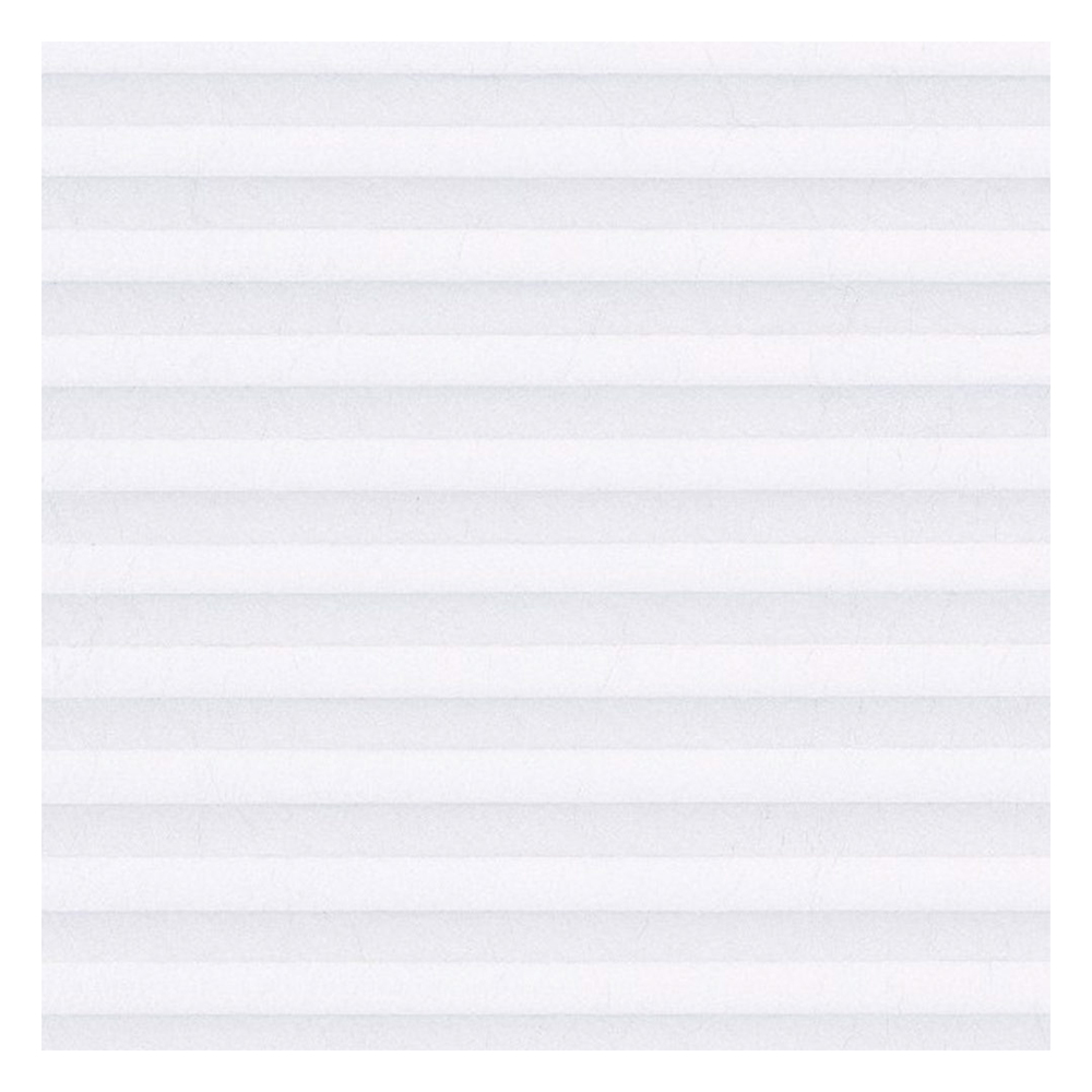 Muestra de tejido para cortina plisada a medida | 10101 blanco / traslúcido / Cara B1